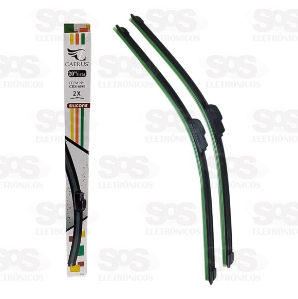 Limpador De Para-Brisa Siliconado 46cm CRS-6070	