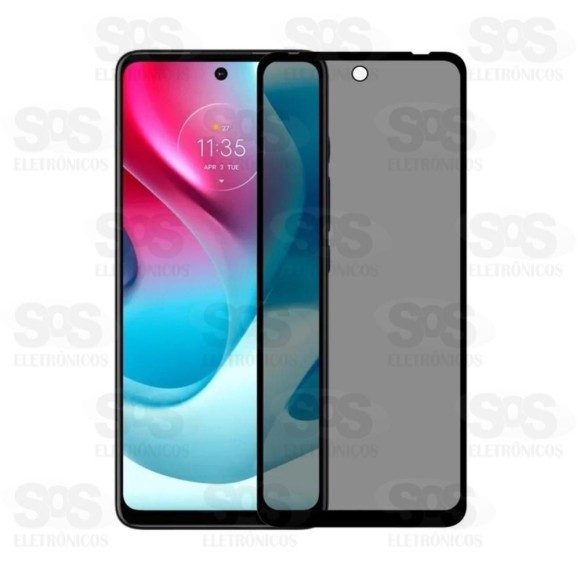 Película De Privacidade 3D Preta Motorola G7 Power