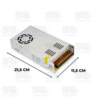 Fonte Chaveada Estabilizadora Colméia 12V 30A D-825