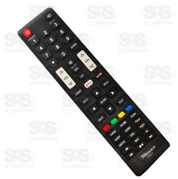 Controle Remoto Toshiba Tecla Internet Maxx-9057