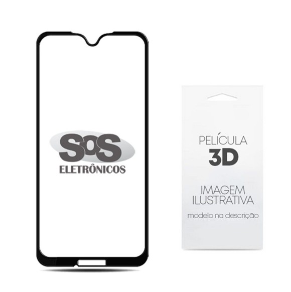 Película 3D Preta Iphone 15