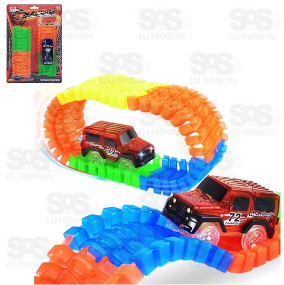 Pista Magic Racing Sport Com Carrinho  Toy King TK-1738