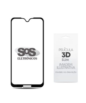 Película 3D Preta Samsung A7 2018 Slim