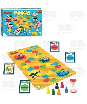 Jogo Mímicas Turma da Mônica Nig 762