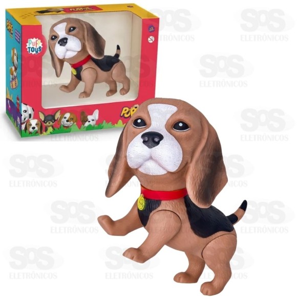 Cachorrinho Bill Beagle em vinil Puff Toys 018