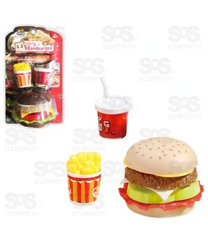 Kit Hambúrguer Hora do Lanche Toy King TK-AB4756