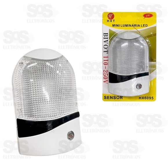 Luz Noturna Luminária Tomada Com Sensor LED Bivolt HX6095