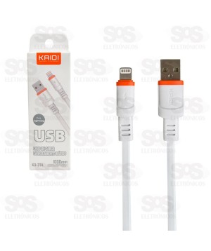 Cabo De Carregamento Lightning 1 Metro Kaidi KD-31A