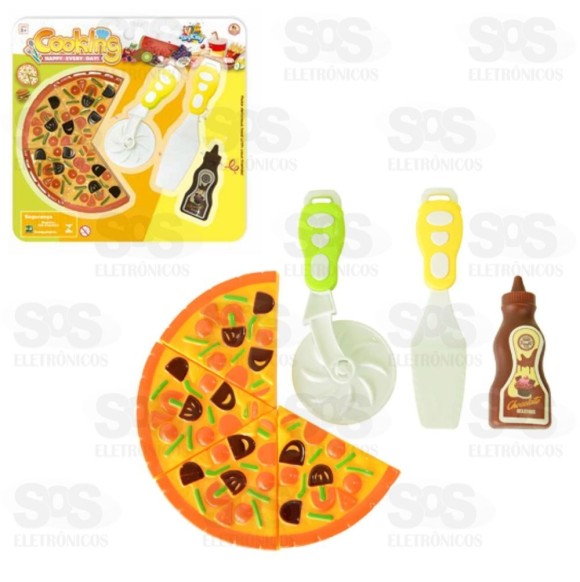 Conjunto Hora da Pizza 7 Peças Toy King TK-AB4082