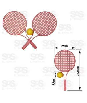 Conjunto de Raquetes Com Bolinha Amar é 337S