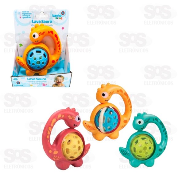 Lava Sauro Chocalho Para Banho Polibrinq BB3007