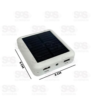 Carga Extra 10.000mAh 4 Interfaces Painel Solar Altomex AL-785