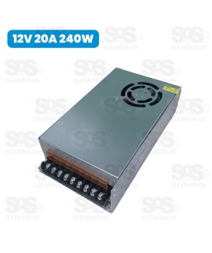 Fonte Chaveada Colmeia 12V 20A 240W Aitek Sigma F2012
