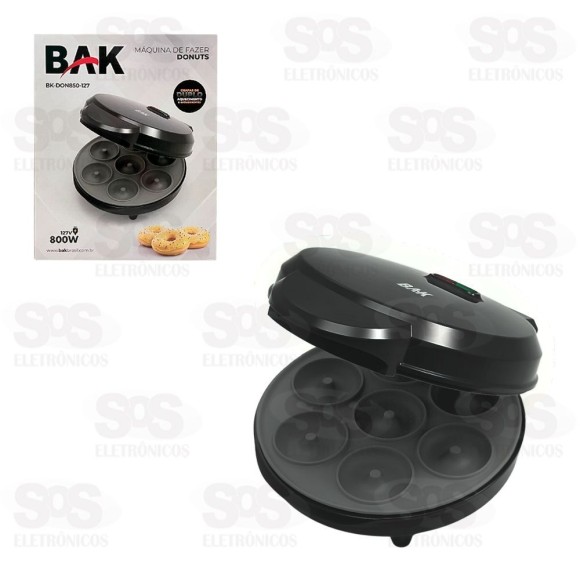 Máquina de Donuts 800W 127V 7 Formas Bak BK-DON850-127