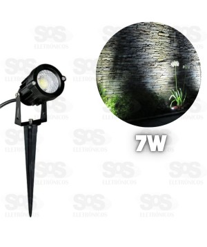 Espeto De Jardim Led 7W Branco Frio  Maxbom 6089-13