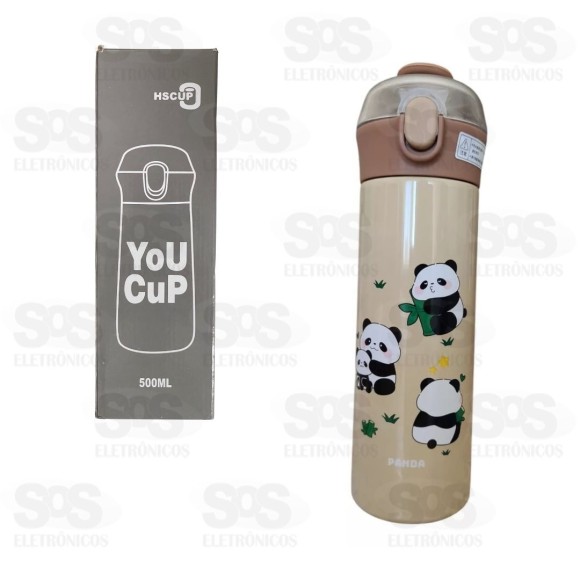 Garrafa Infantil Térmica 500ML Squeeze H-BW-1338
