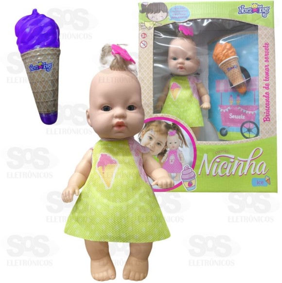 Boneca Nicinha Ice Nova Toys 1173