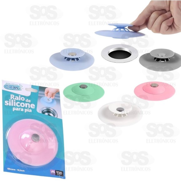 Ralo De Silicone 10cm Top Útil TOP0725