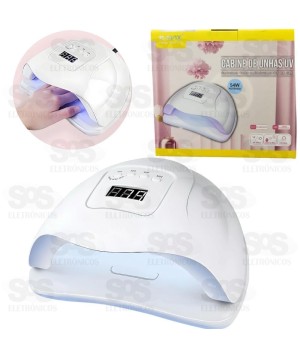Cabine De Unhas LED UV Para Secar Gel  54W B-Max BM-F1184